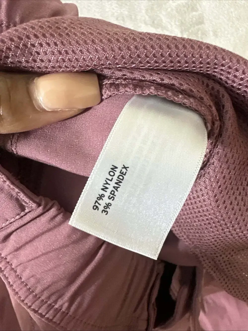 Duluth Trading Womens 22W x 31 Mauve Nylon Stretch Cargo Hiking Pants